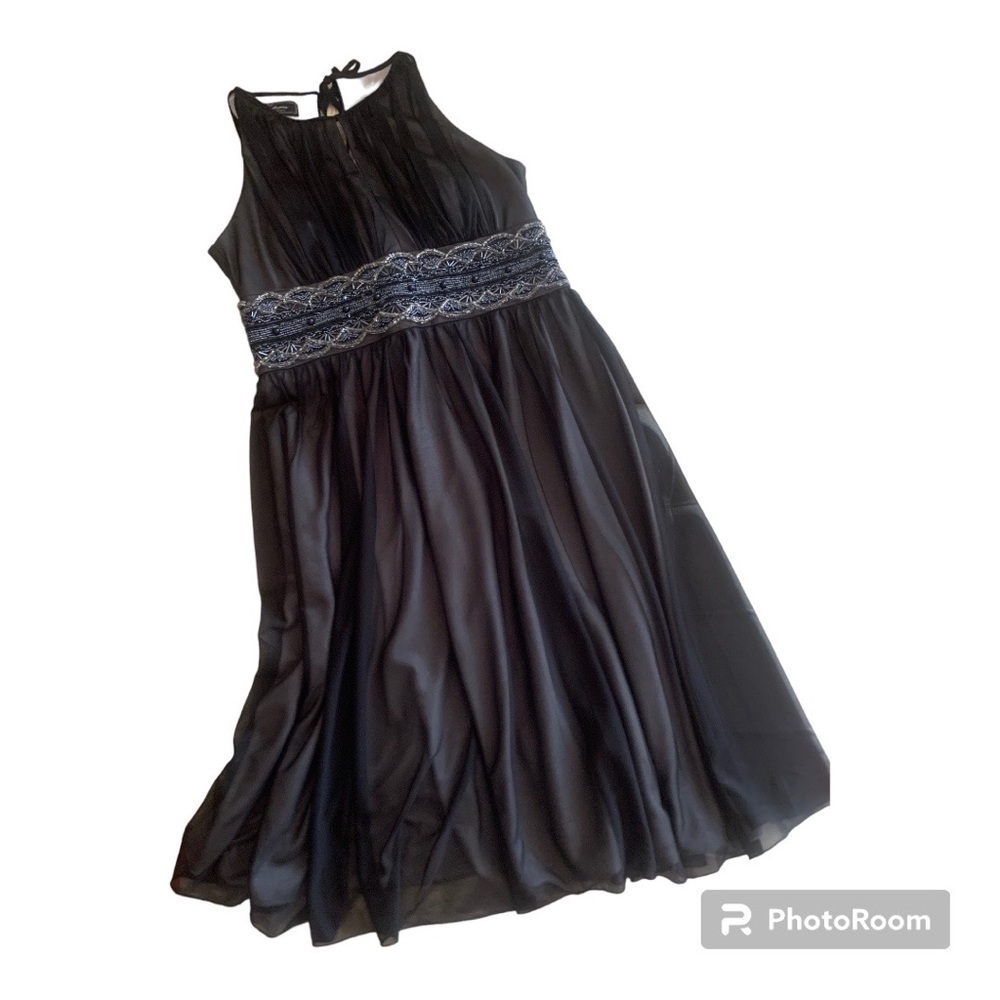 Midi-length black formal, Dress Barn, Size 12